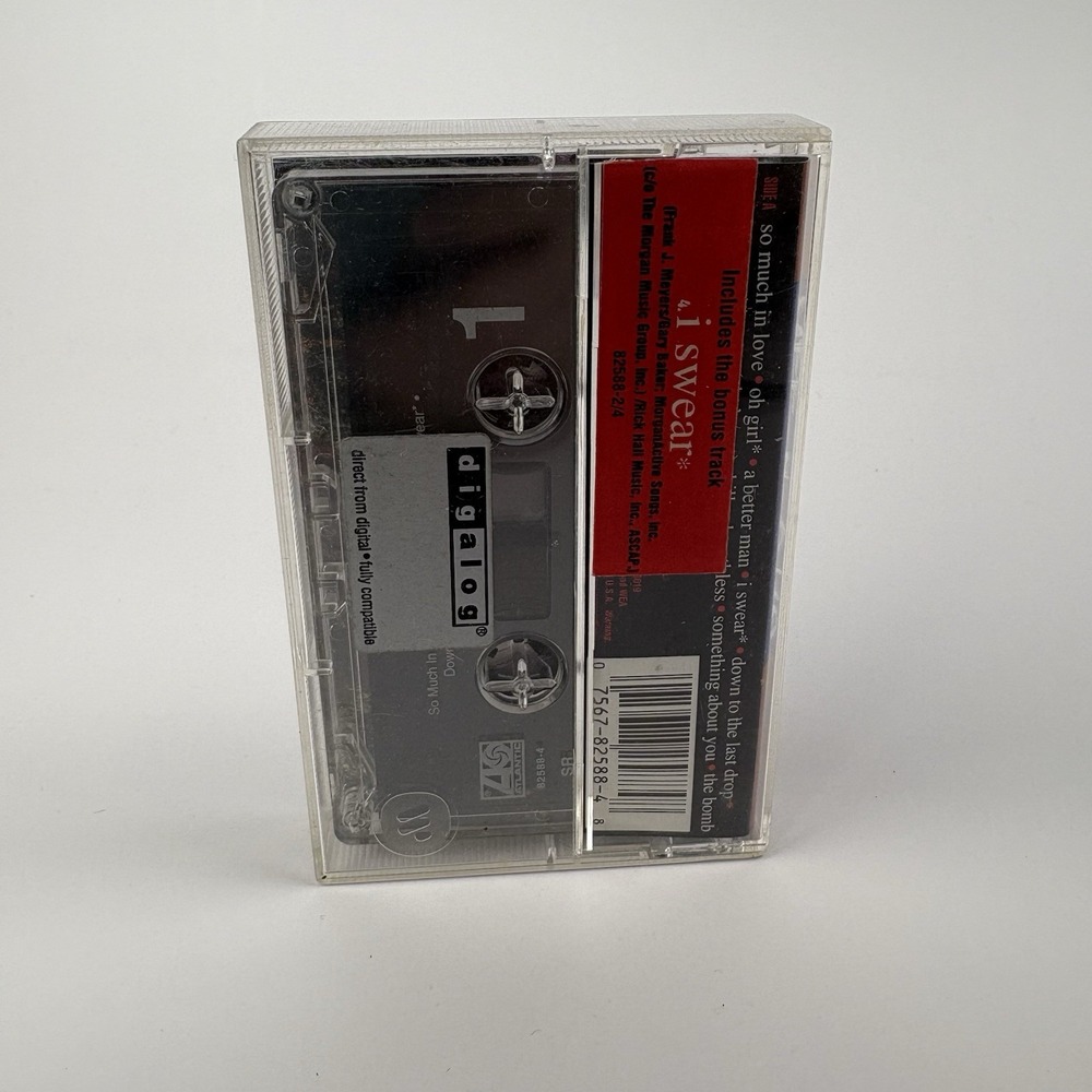 ALL 4 ONE Cassette Tape DEBUT ALBUM 90s Pop R&B Soul I SWEAR - Picture 3 of 3